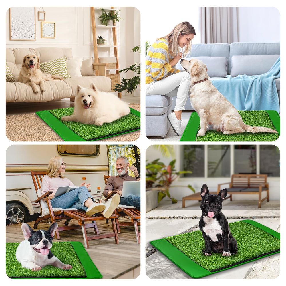 Annexfun washable pee pad—four-layer construction for reuse and waterproof protection.