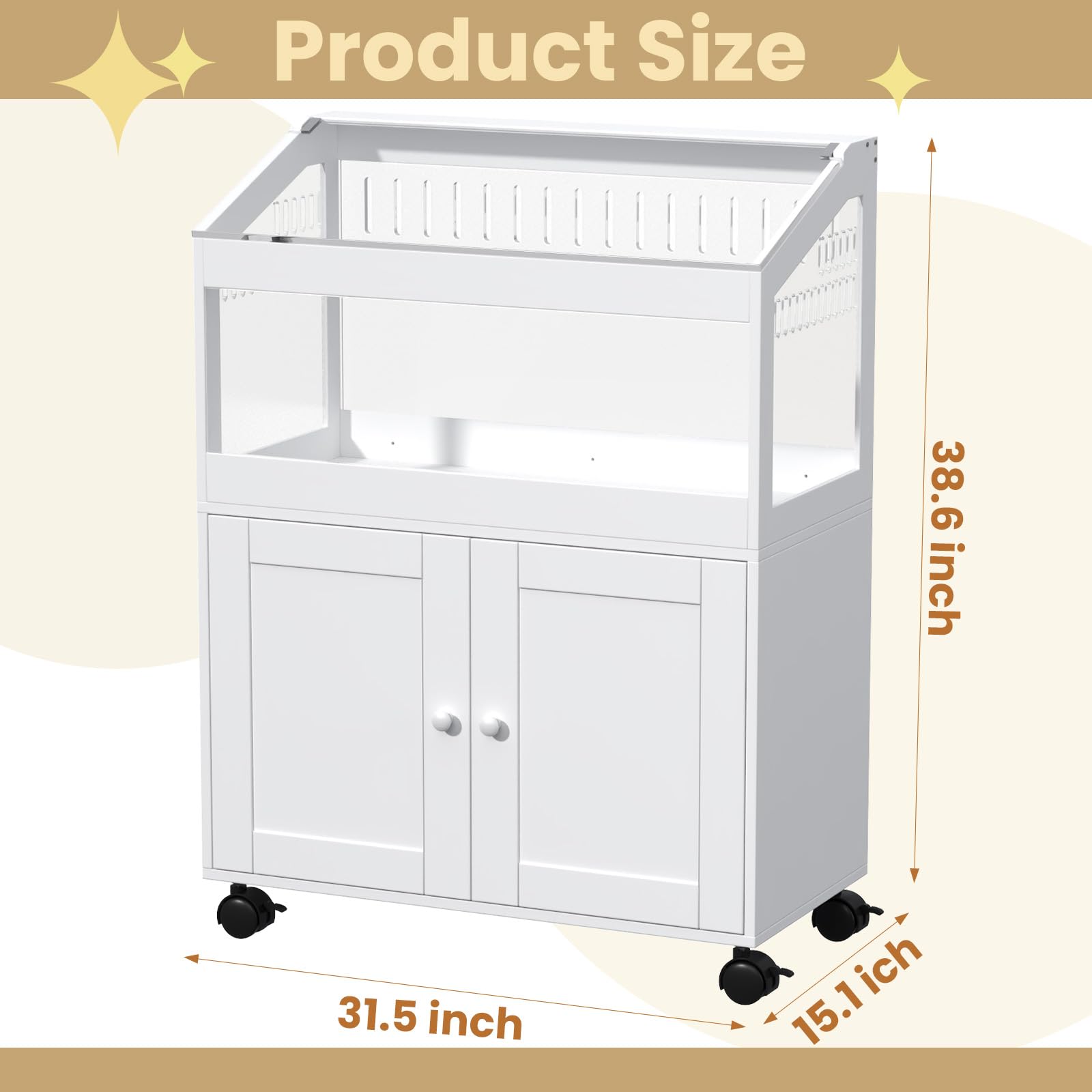 Annzoe hamster cage interior play area supports enrichment and active exploration.