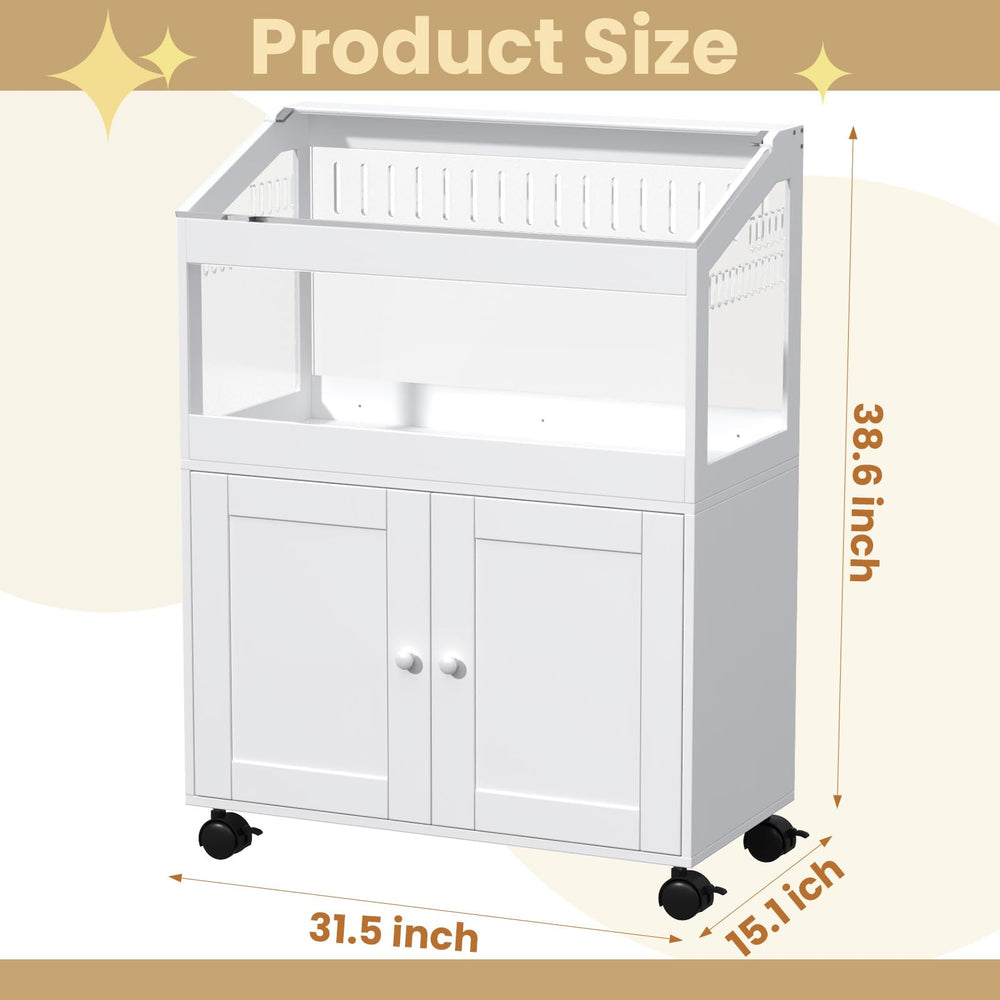 Annzoe hamster cage interior play area supports enrichment and active exploration.