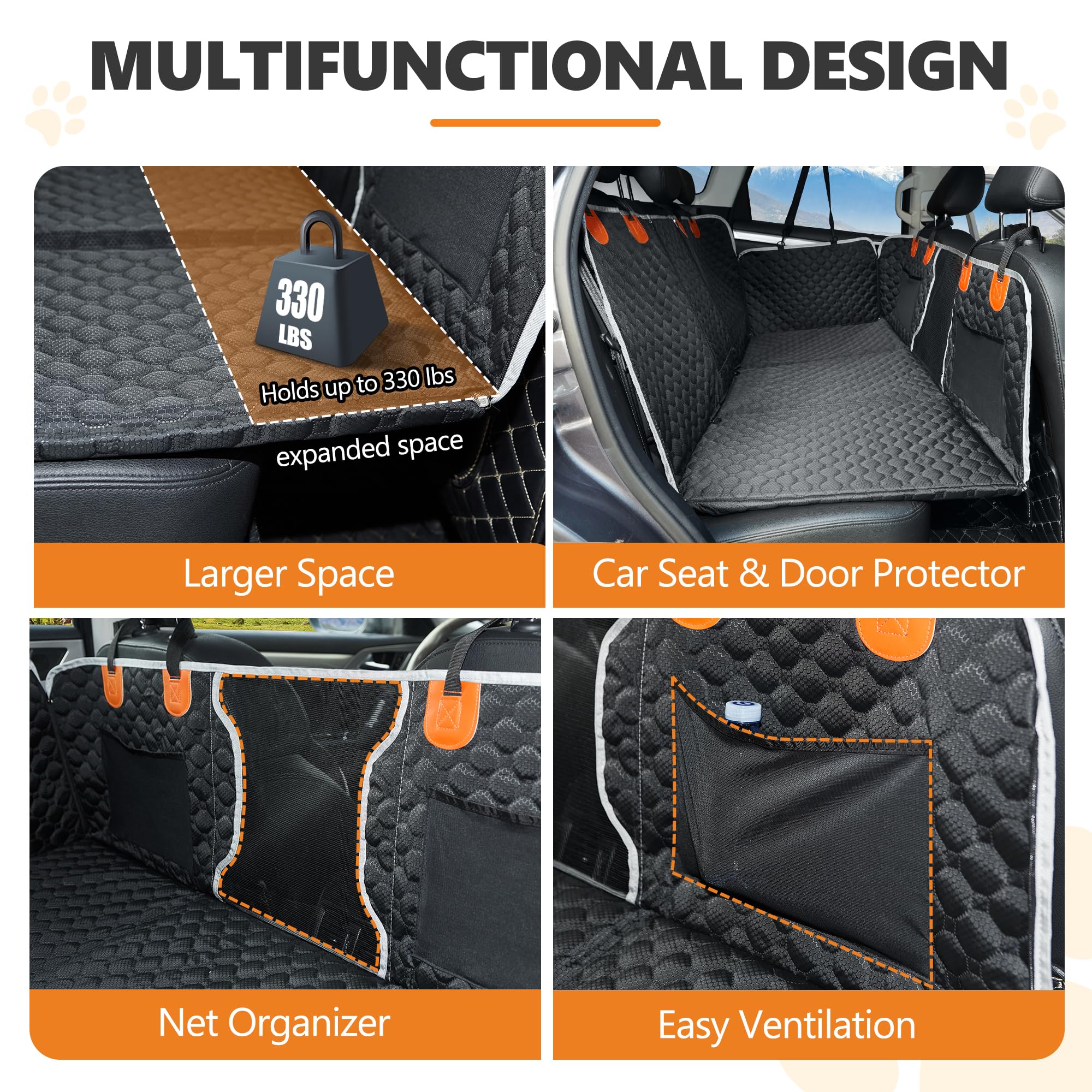 ANOSOSPECIAL non-slip bottom keeps the cover secure on the seat
