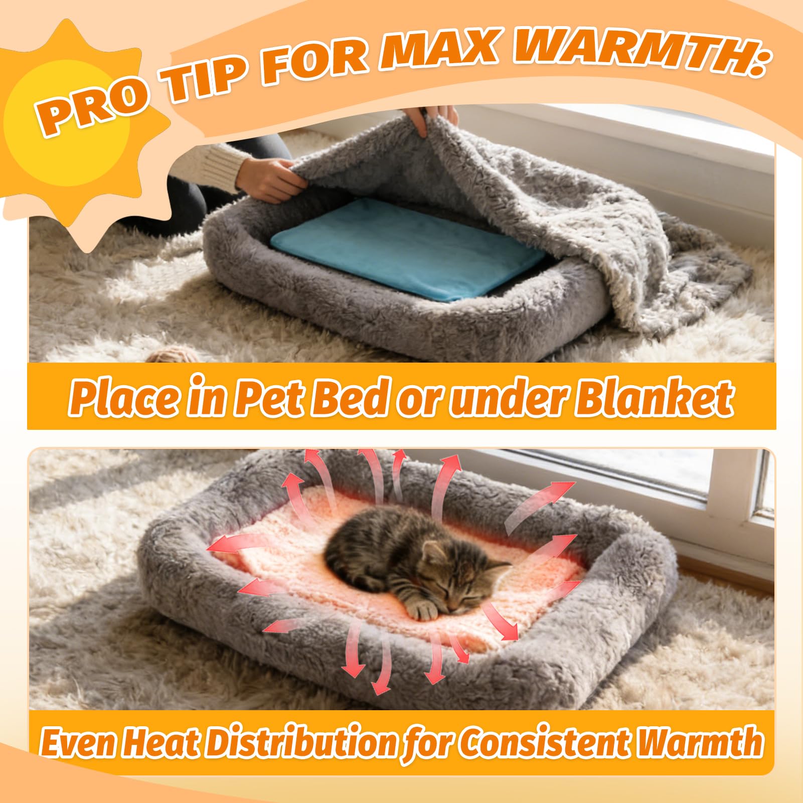 ANPHSIN packaging includes heating pad and instructions for quick setup.