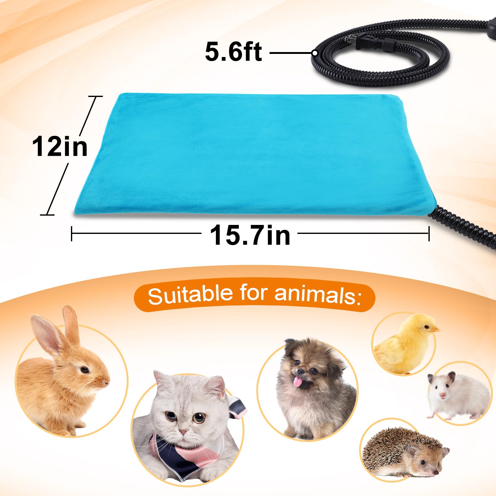 ANPHSIN heating pad includes removable cover for easy cleaning