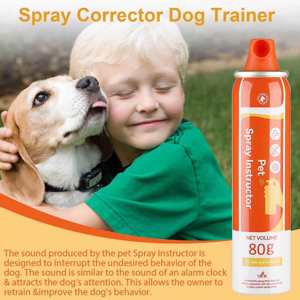 ANSJDH Dog Corrector Spray spray-action mist illustrates gentle distraction for training moments