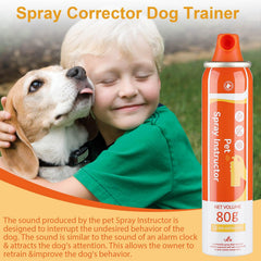 ANSJDH Dog Corrector Spray spray-action mist illustrates gentle distraction for training moments