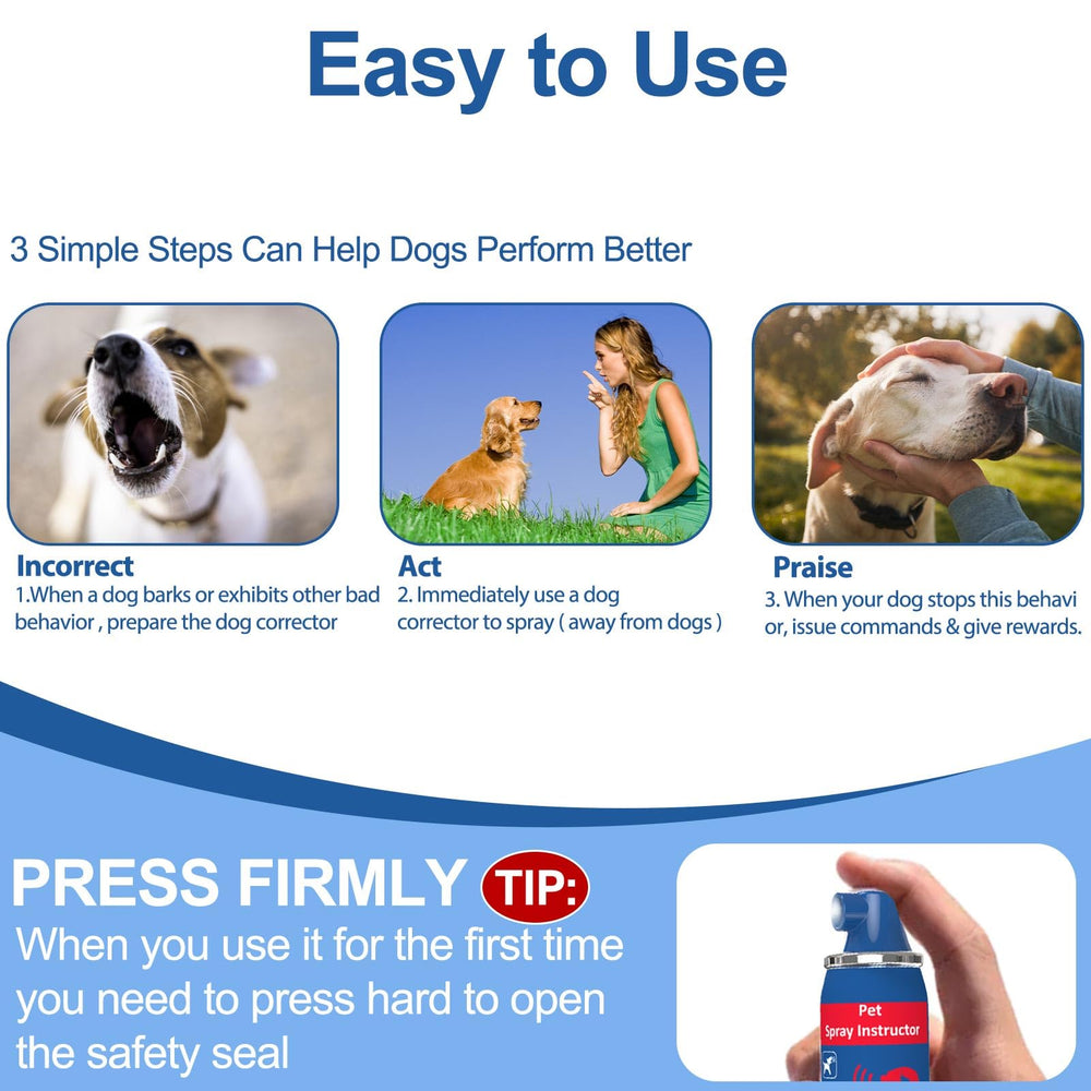 ANSJDH spray in action interrupts jumping and other undesired behaviors during walks.