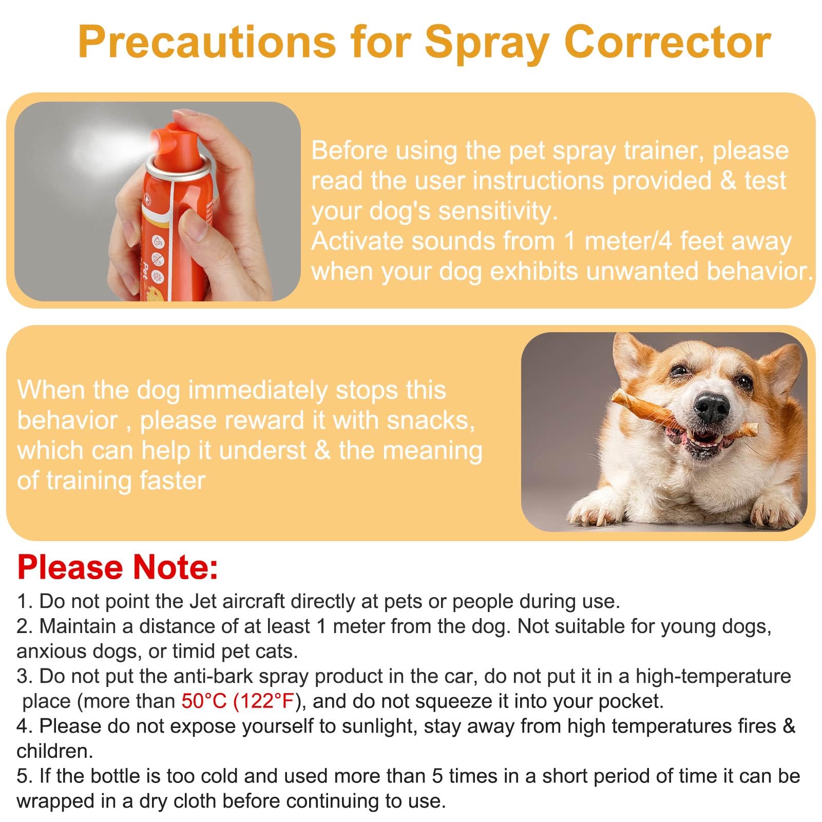 ANSJDH Spray Corrector safe humane tool for dogs and owners