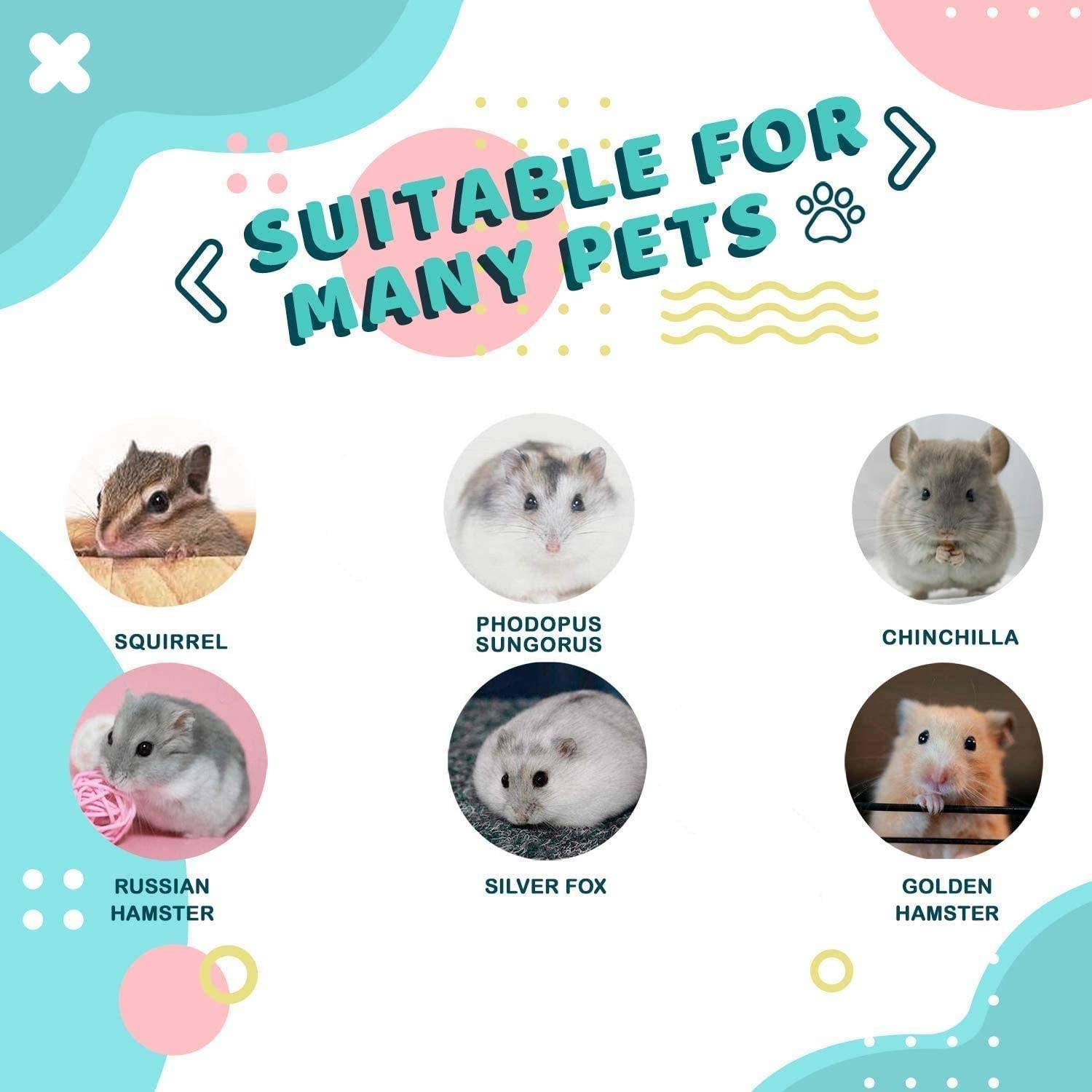 antiai hamster wooden silent wheel night use—low noise design for peaceful nights.