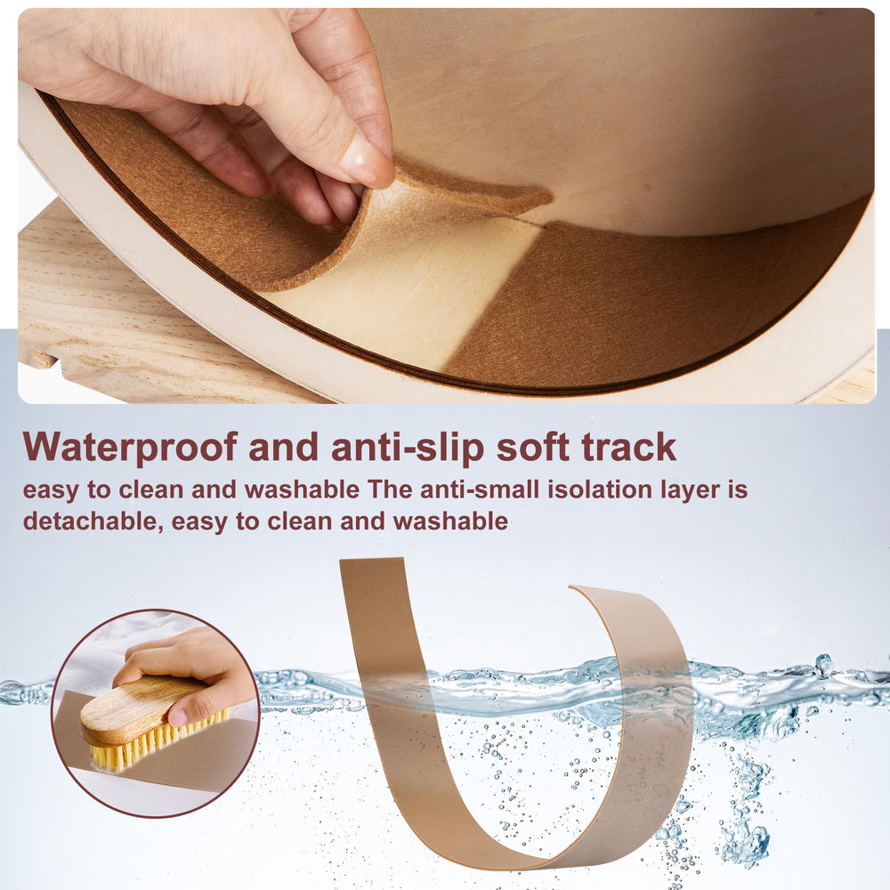 antiai hamster wooden silent wheel packaging shows value-packed cage accessory for small pets.