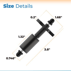ANTOBLE impeller assembly closeup highlighting precision-balanced design to reduce vibration.