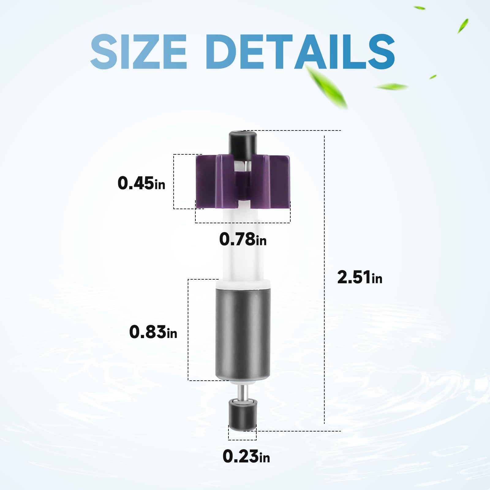 ANTOBLE PRIM350B impeller-propeller durable stainless components enhance longevity and filtration.