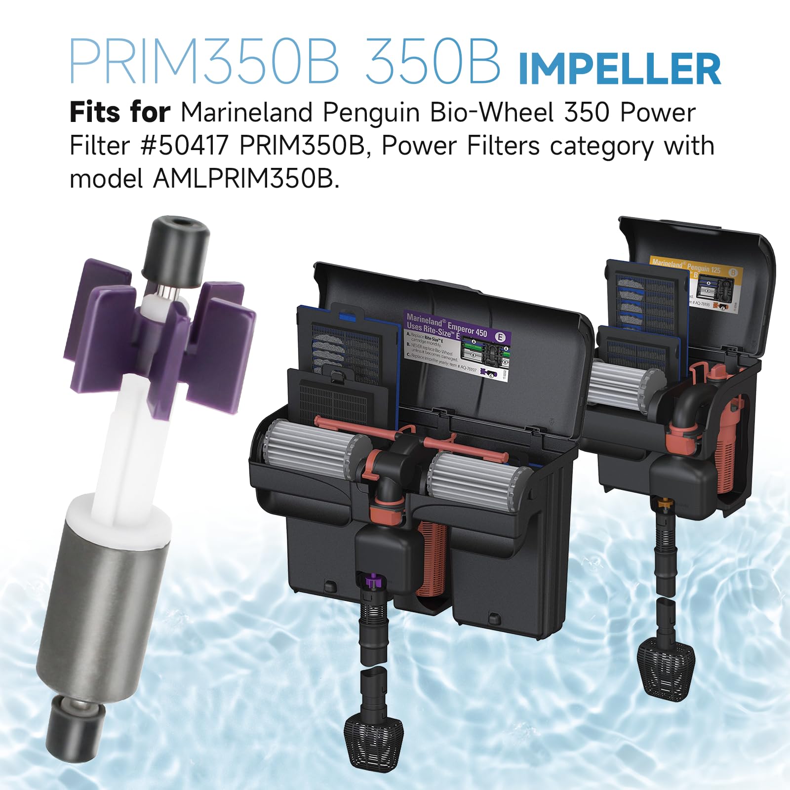ANTOBLE PRIM350B magnetic-assembly enables quick at-home replacement for Penguin 350.