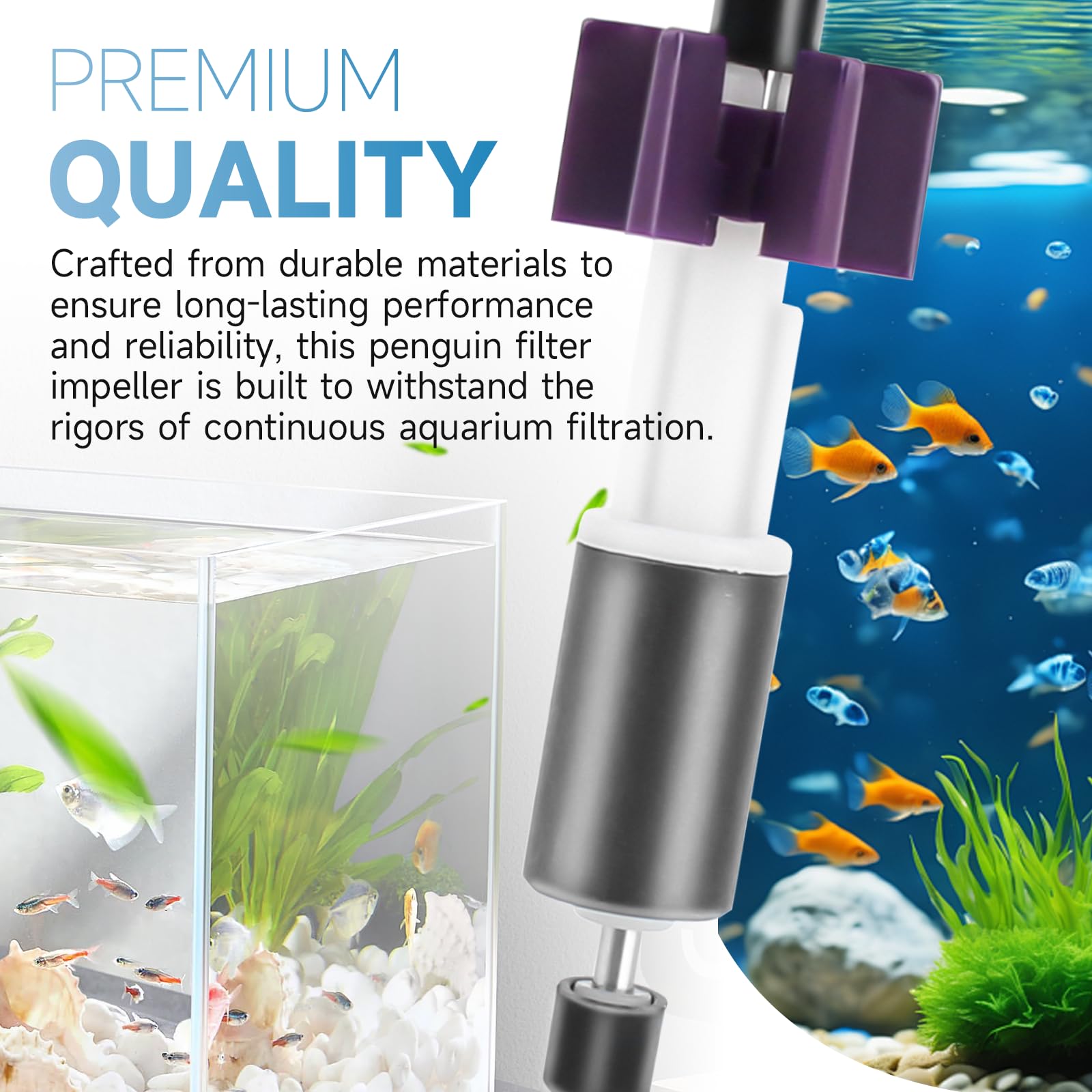 ANTOBLE PRIM350B stainless-rod construction resists wear in constant filtration.