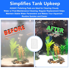 Antrys Fluval 307 compatibility pad installed during routine tank upkeep