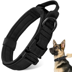 Antswish Tactical Dog Collar main view shows durable nylon construction for all-day wear.
