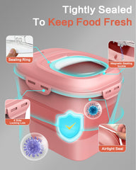 ANVS airtight lids seal pet food, preserving flavor and preventing moisture.