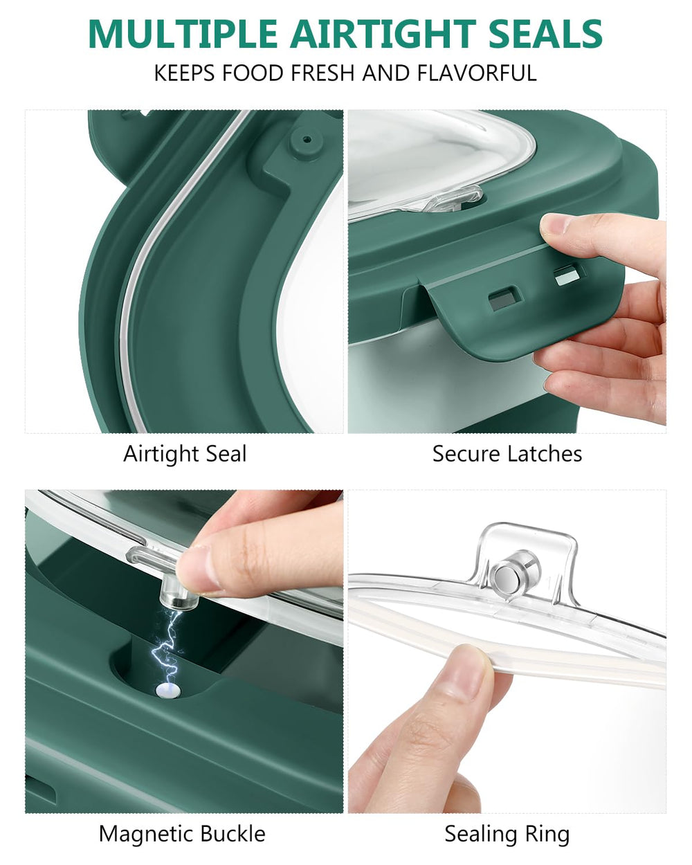 ANVS airtight seal lids protect freshness and prevent pests from reaching kibble.