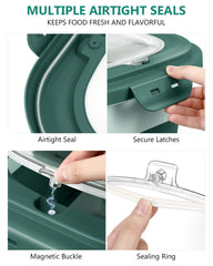 ANVS airtight seal lids protect freshness and prevent pests from reaching kibble.