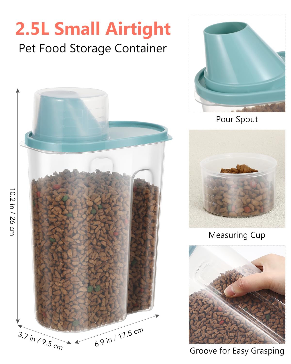 ANVS bonus 2.5L small pet container included with the order.