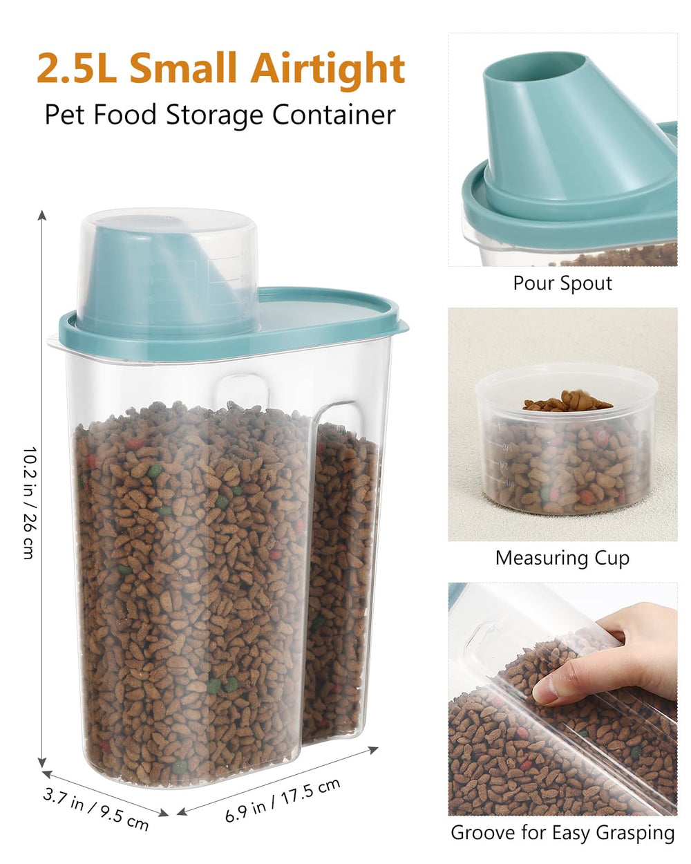 ANVS pest-resistant seal helps lock in freshness and flavor.