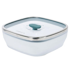 Anyday 10-cup square glass storage with lid for meal prep and reheat