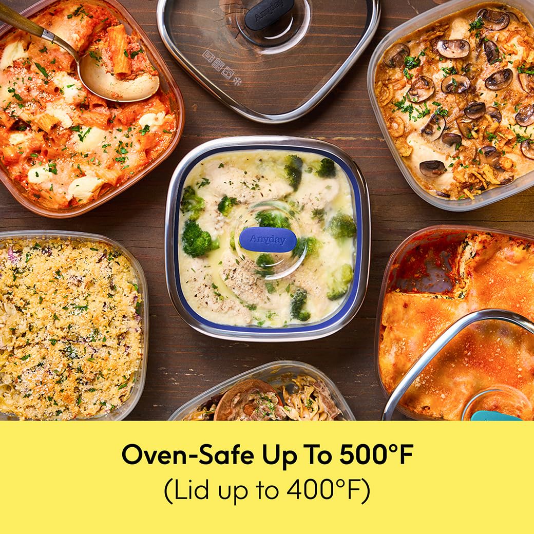 Anyday dishwasher-safe glass storage makes cleanup quick and easy