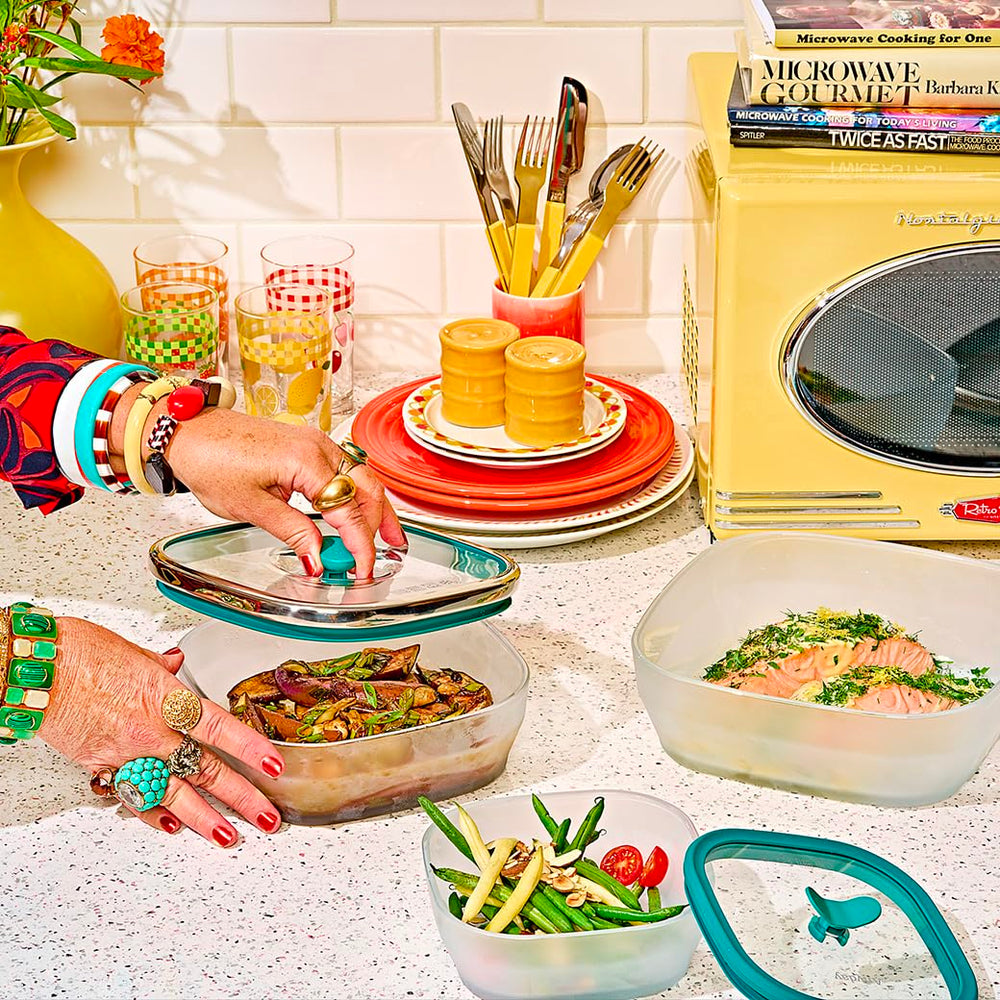 Anyday kitchen essential for microwaving, steaming, and portion-controlled meals