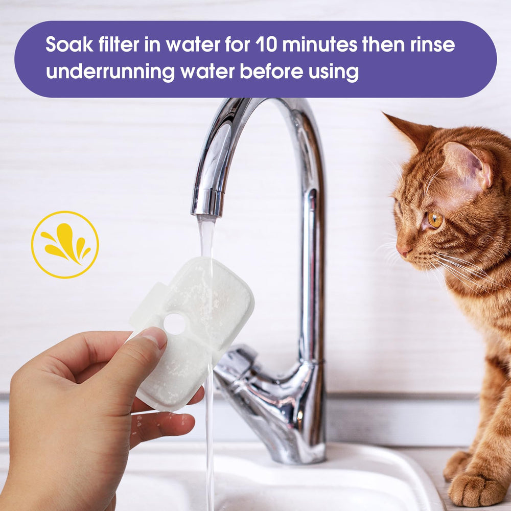 AnyEnjoy filter sponges included ensure proper sealing for reliable fountain operation.