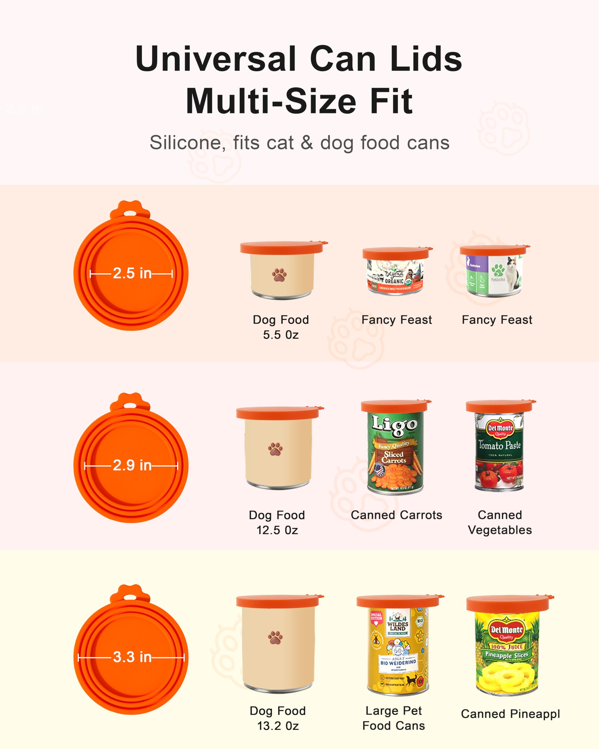 Anyongora silicone can lids are soft yet durable for daily use.