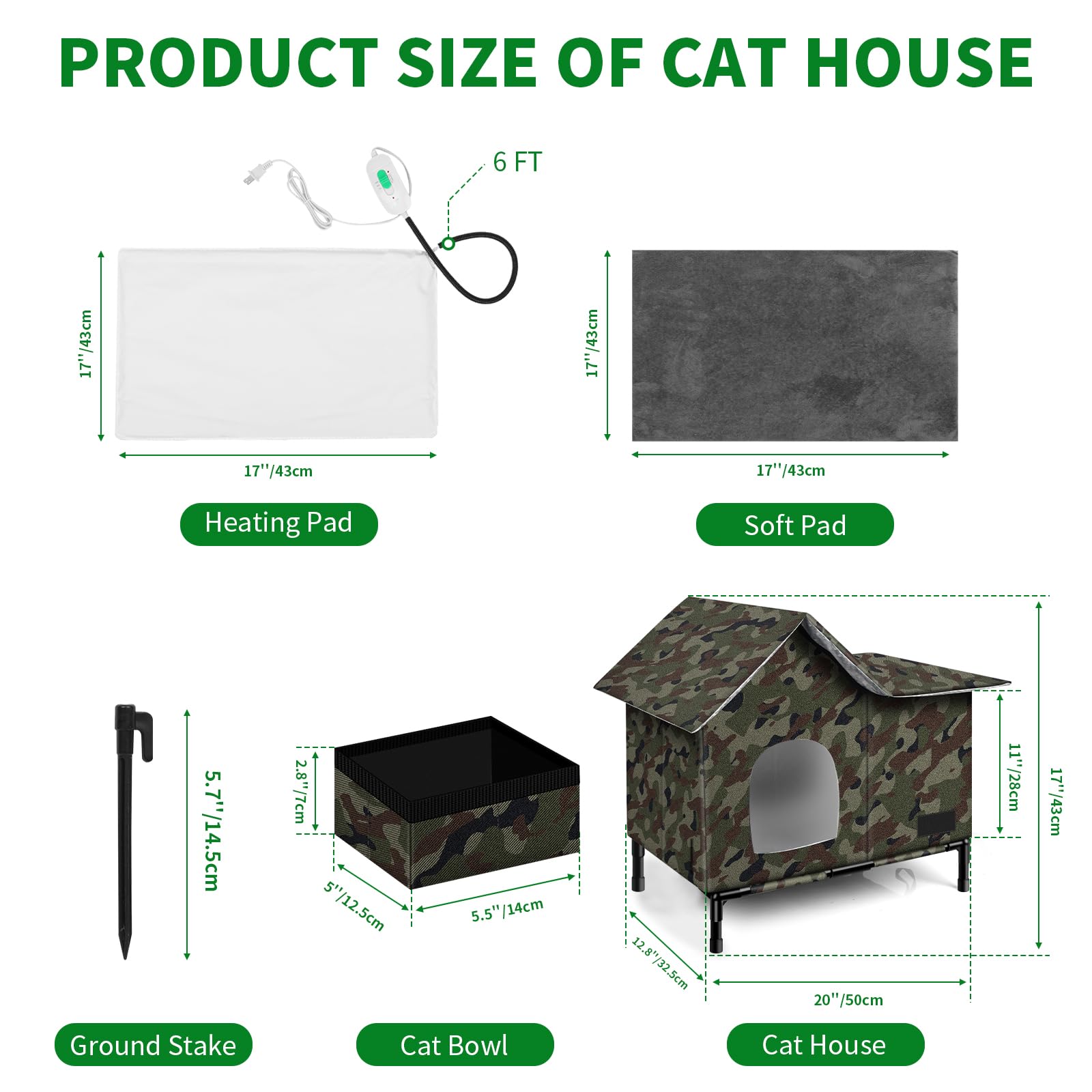 Anysiny cat house foldable design enables easy storage and relocation.