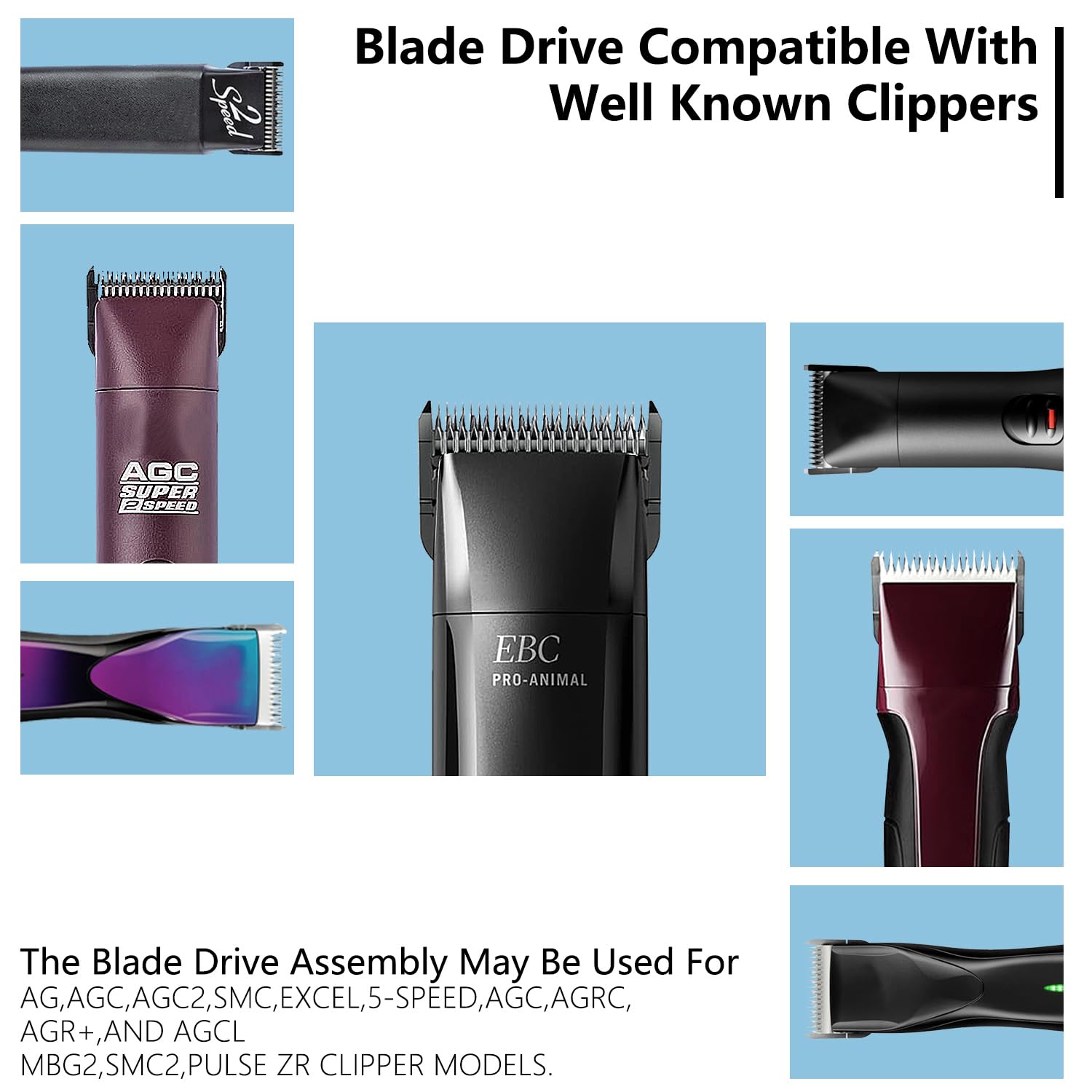 ANYSONIC blade drive assembly lever metal bar close-up showing reinforced durability.