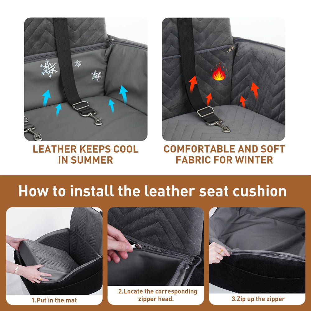 Anywish dog car seat storage pockets keep essentials organized on the road