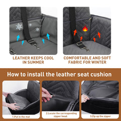 Anywish dog car seat storage pockets keep essentials organized on the road