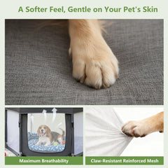 Anywish dog play pen paw-safe mesh keeps pets cool and paw-friendly during play