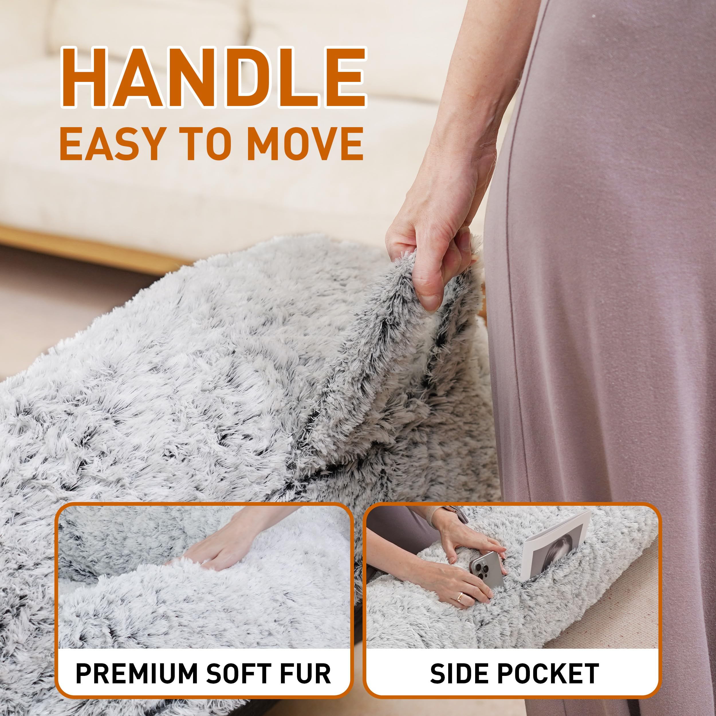Anywish bottom non-slip fabric keeps bed steady