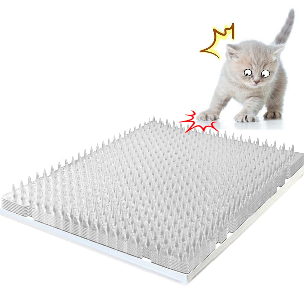 Aocoray 14-pack scat mat coverage shields furniture from pet access