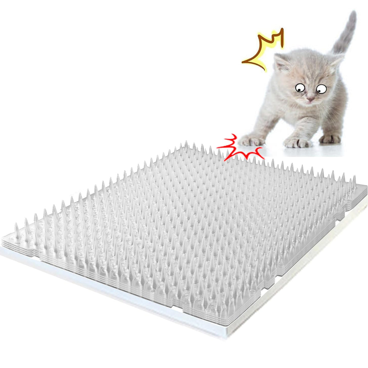 Aocoray scat mat coverage area demonstrates large-area deterrence for homes and yards