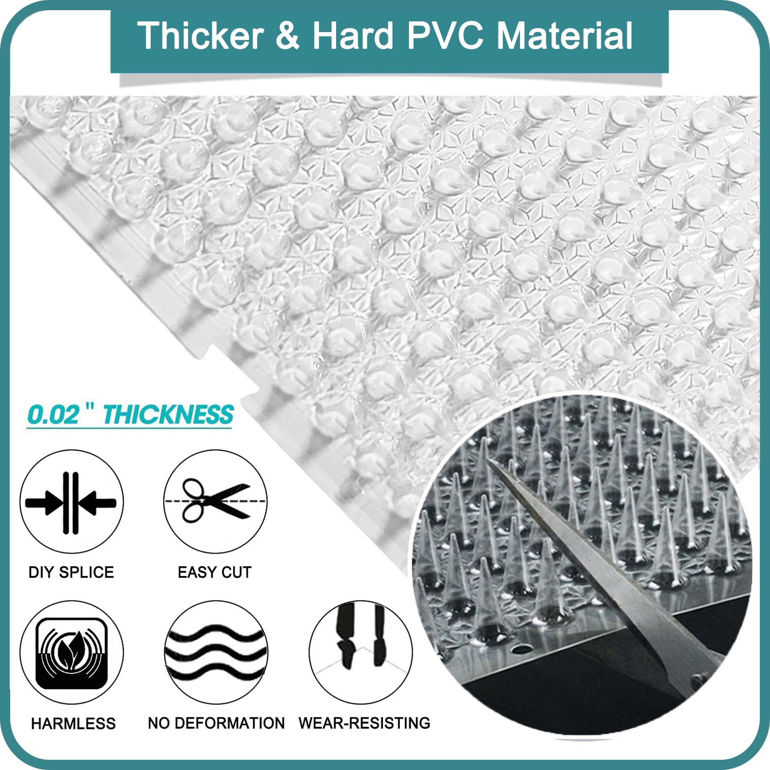 Aocoray durable PVC material resists wear for long-lasting use.