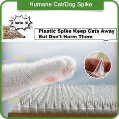 Aocoray scat mat 1inch spikes closeup shows humane deterrence without harming pets