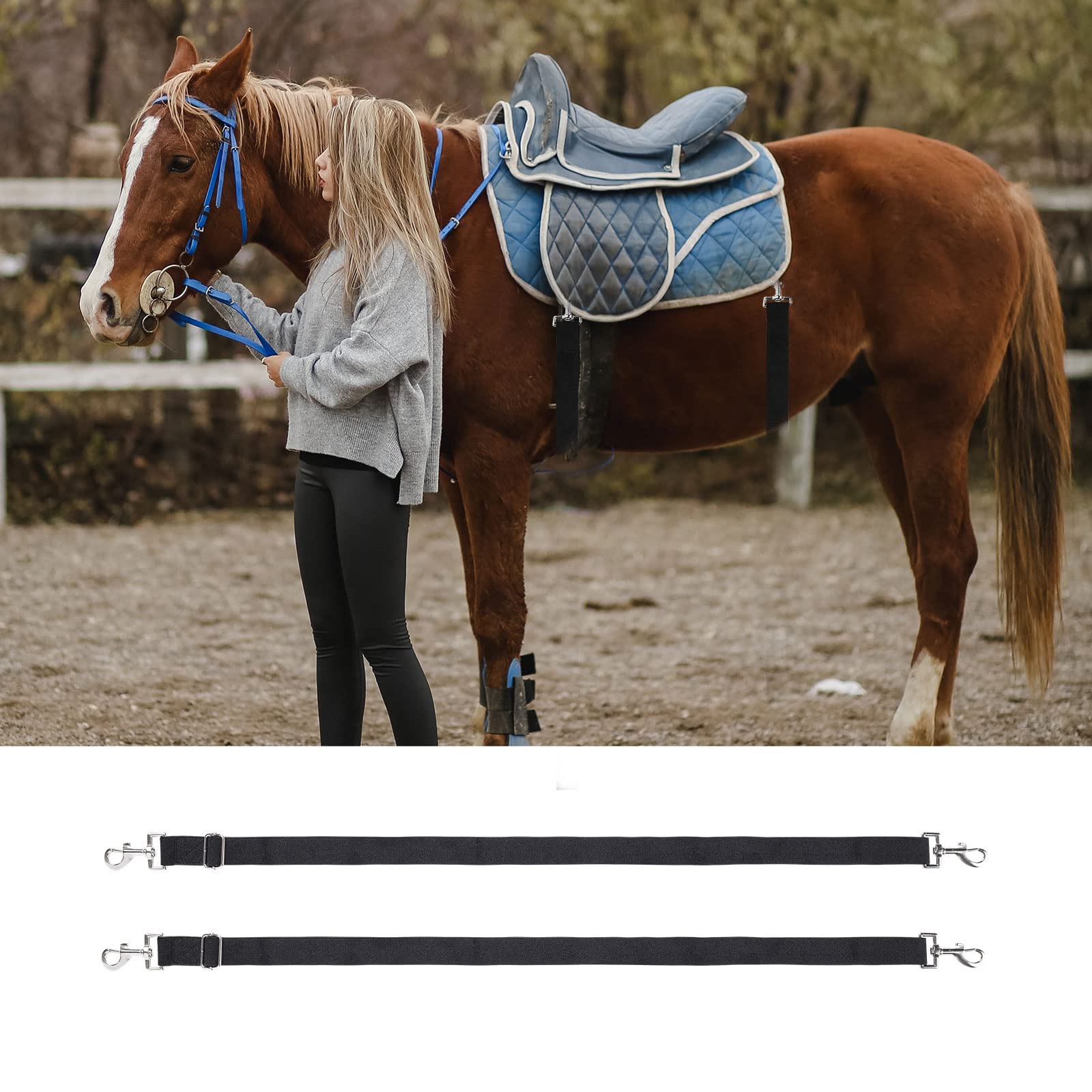 Aocuxze belly surcingle strap provides flexible adjustment for secure fit