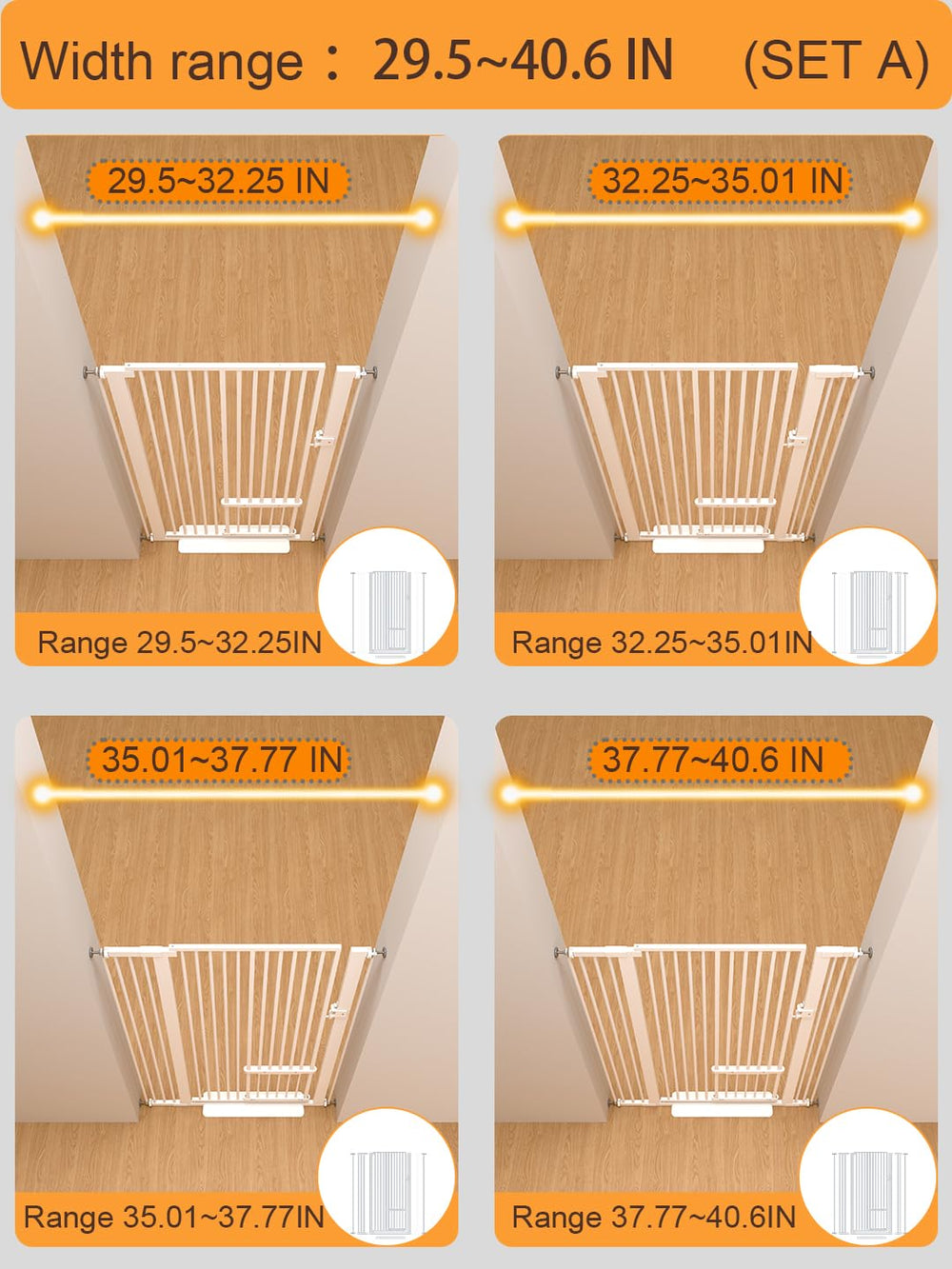 Aodbicy encryption-rod prevents large gaps from allowing pet attempts to slip through.