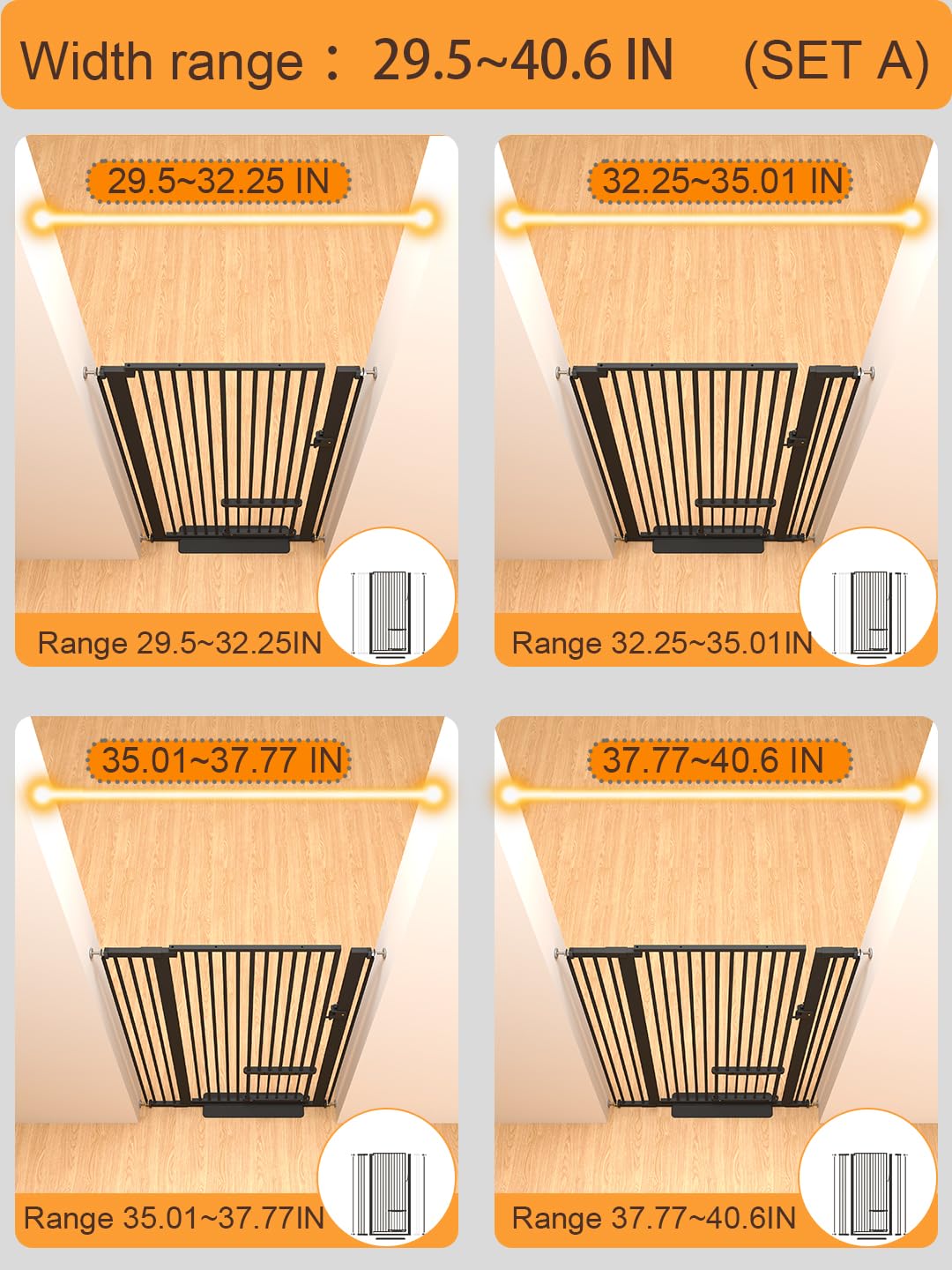 aodbicy encryption rod prevents pets from squeezing through gaps, enhancing confinement.