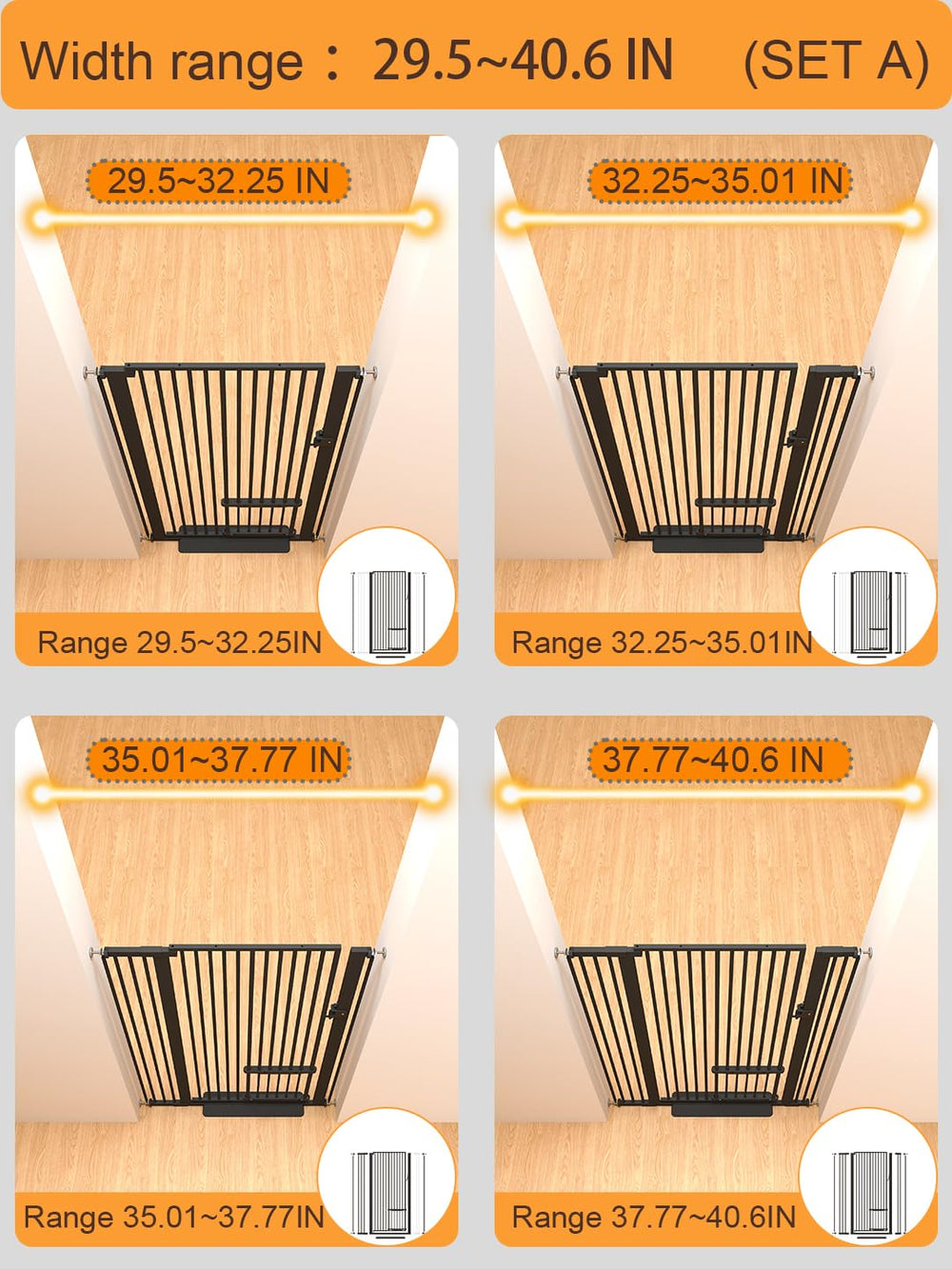 aodbicy encryption rod prevents pets from squeezing through gaps, enhancing confinement.