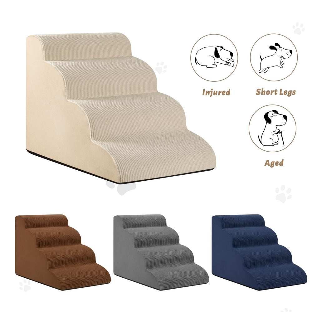 Aodisman bed couch accessory dog stairs beige blends home decor
