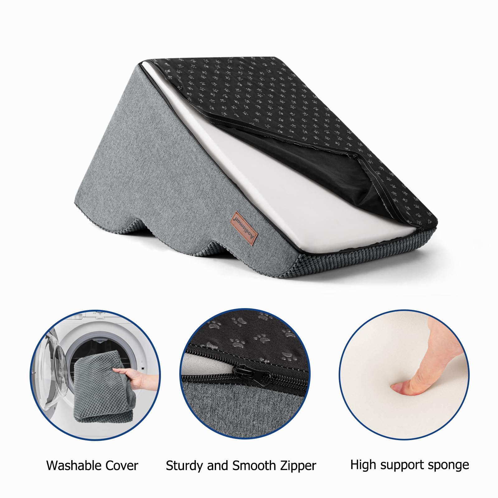 Aodisman removable cover is machine-washable for easy cleaning.