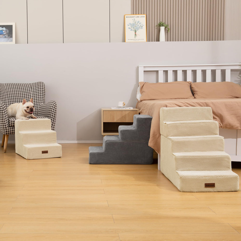 Aodisman dog stairs easy to clean and set up in minutes.