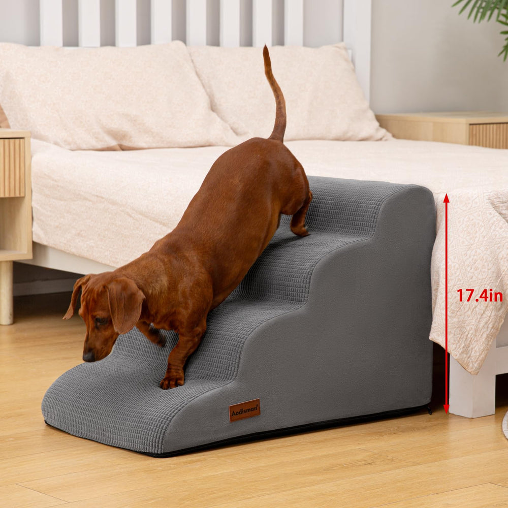 Aodisman dog steps outer cover removed for easy machine washing