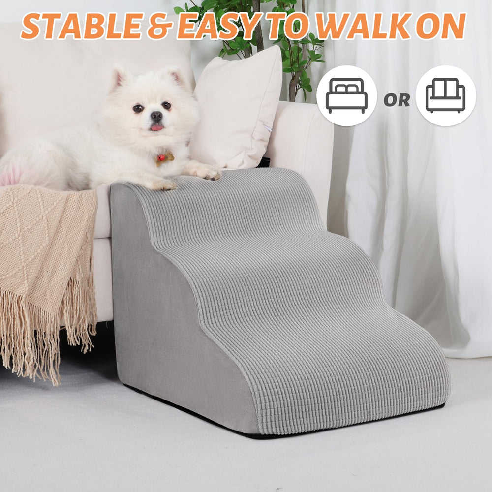 Aodisman folded packaging shows easy storage and quick setup of the dog ramp.