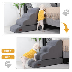 Aodisman high-rebound foam inside provides supportive, durable pet stairs.