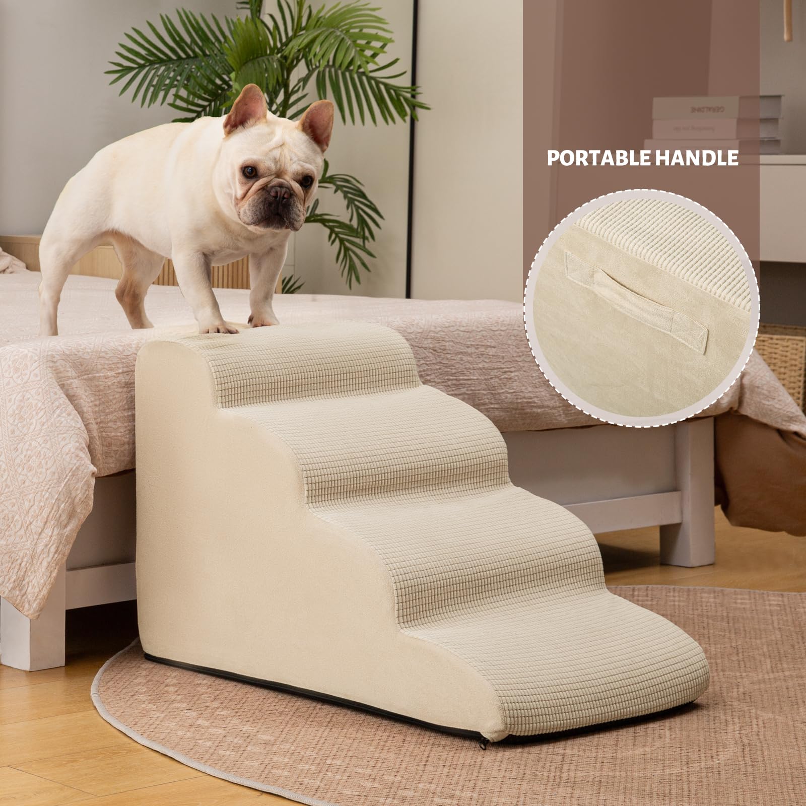 Aodisman non-slip bottom dog stairs keep steps in place