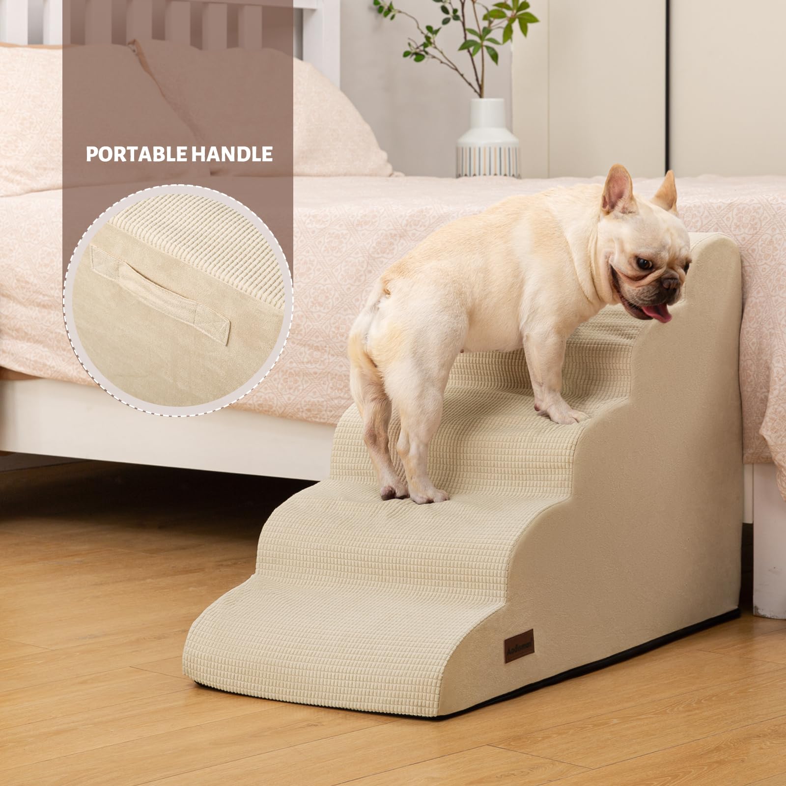 Vacuum-sealed packaging expands into stairs within 24-48 hours